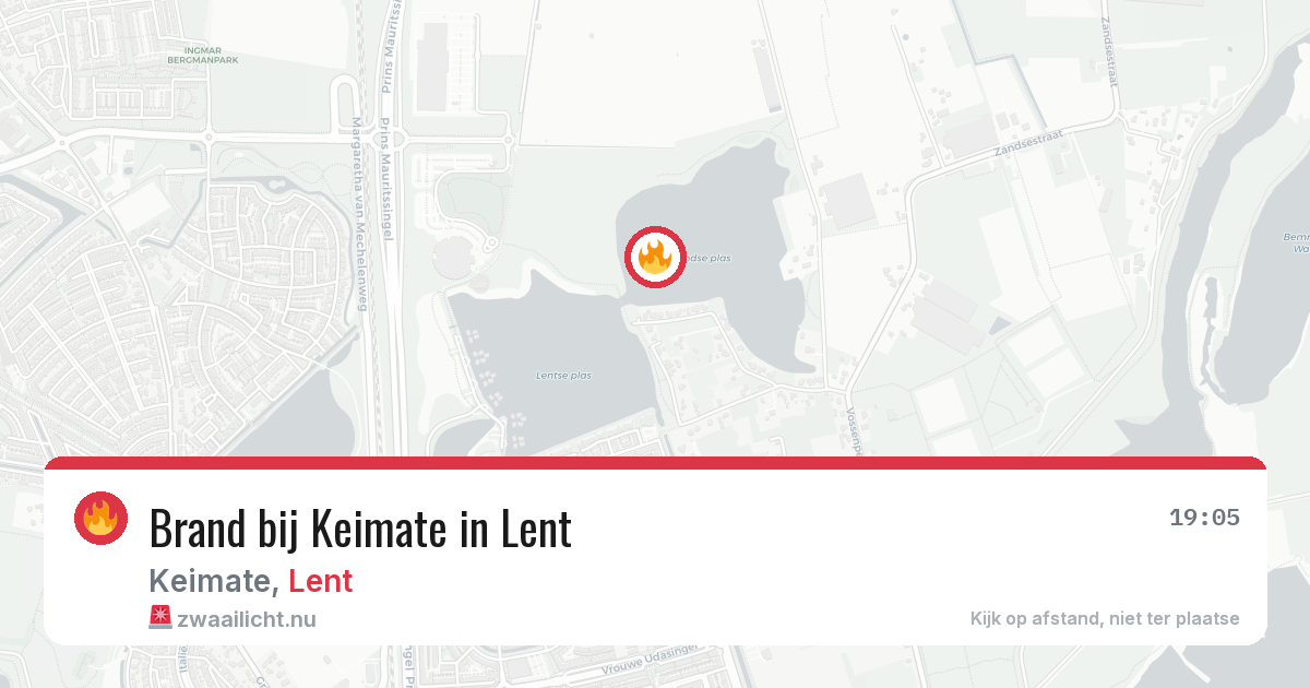 Brand bij Keimate in Lent — 31 mei 2026