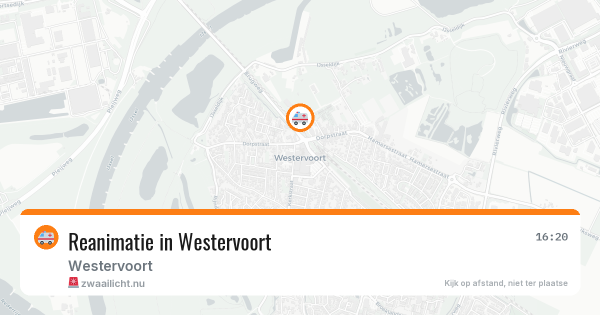 Reanimatie in Westervoort — 12 mrt 2026