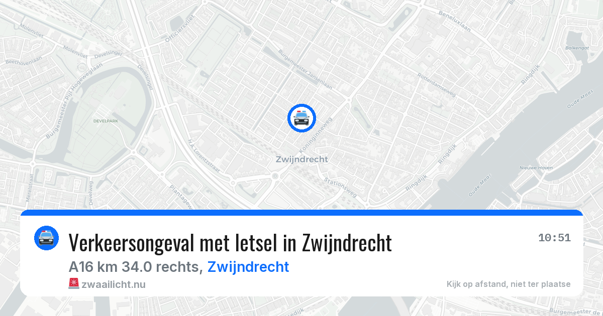 Verkeersongeval met letsel in Zwijndrecht — 24 jul 2026
