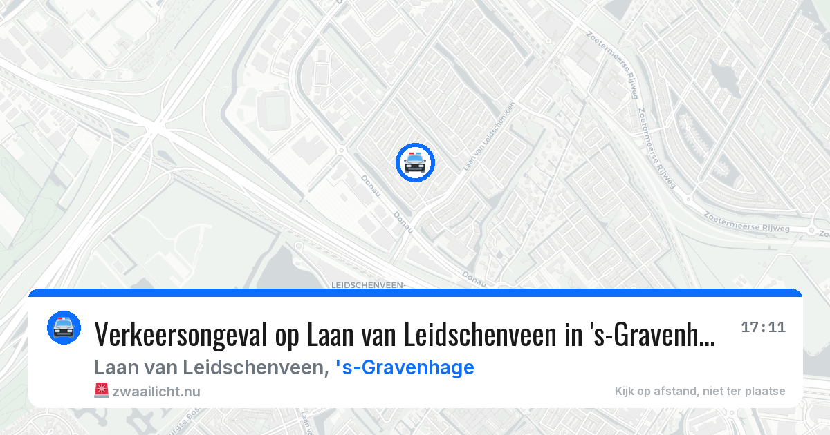 Verkeersongeval op Laan van Leidschenveen in 's-Gravenhage — 22 mei 2026