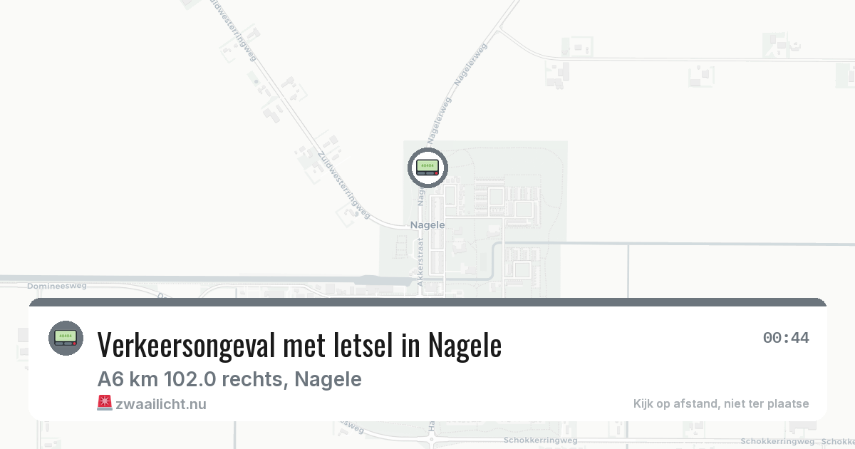 Verkeersongeval met letsel in Nagele — 3 feb 2026
