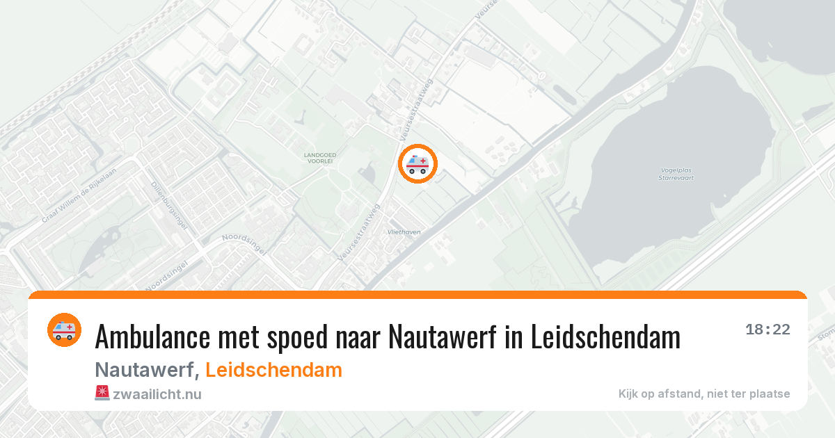 Ambulance met spoed naar Nautawerf in Leidschendam — 22 jul 2026