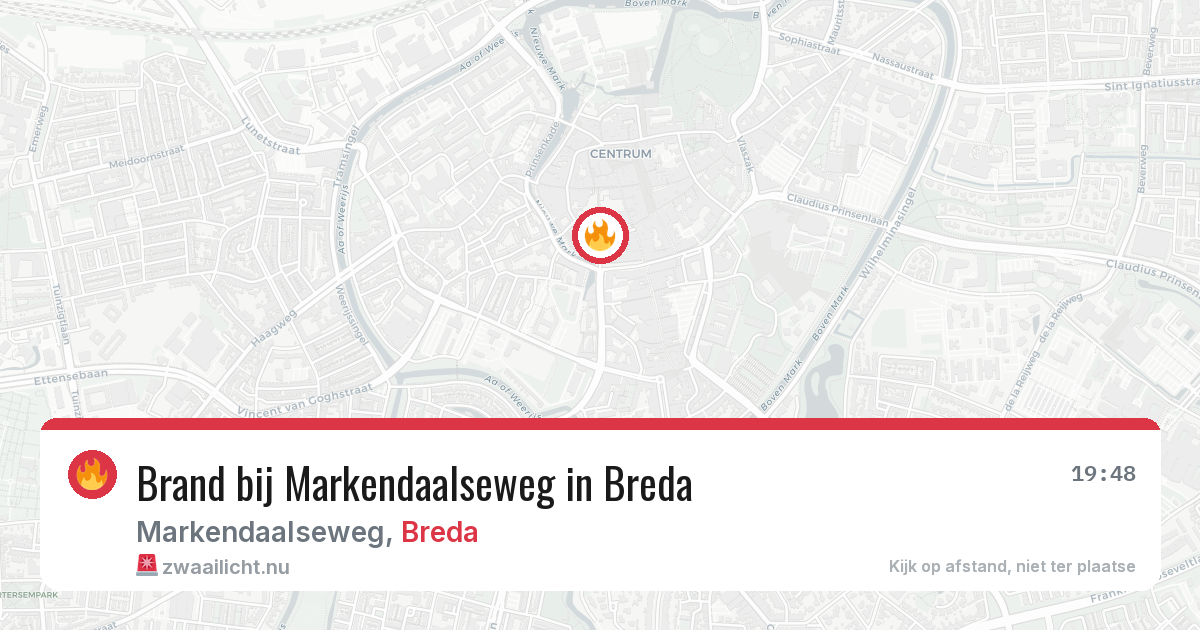 Brand bij Markendaalseweg in Breda — 28 mei 2026