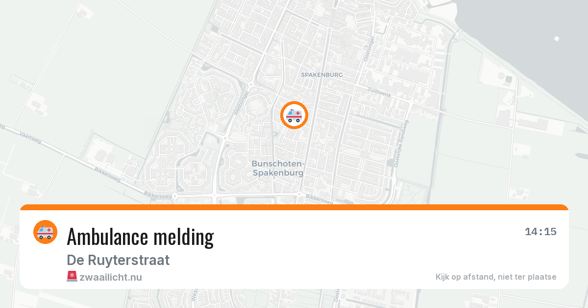 Ambulance melding — 23 jul 2026