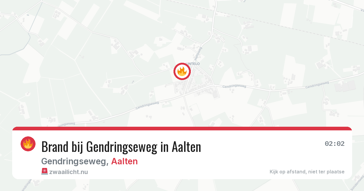 Brand bij Gendringseweg in Aalten — 24 mrt 2026