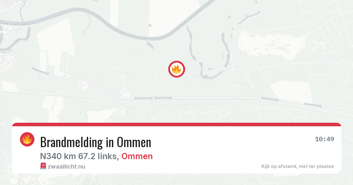 Brandmelding in Ommen — 25 jul 2026