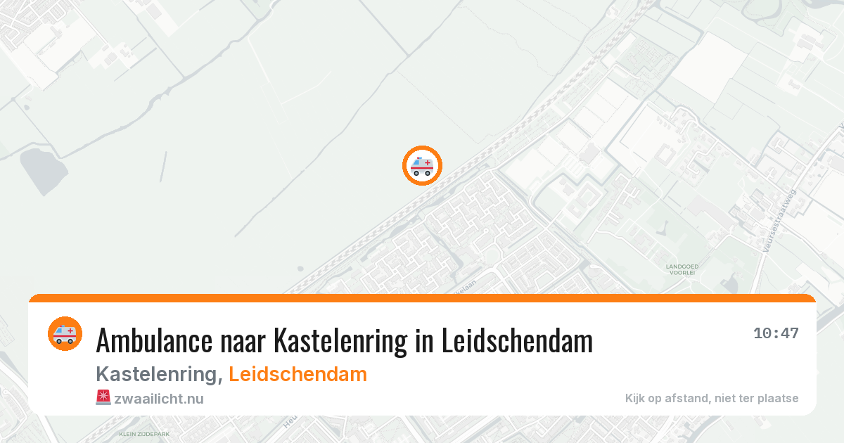 Ambulance naar Kastelenring in Leidschendam — 9 jun 2026