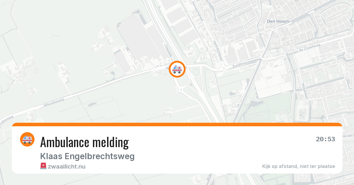 Ambulance melding — 25 mei 2026