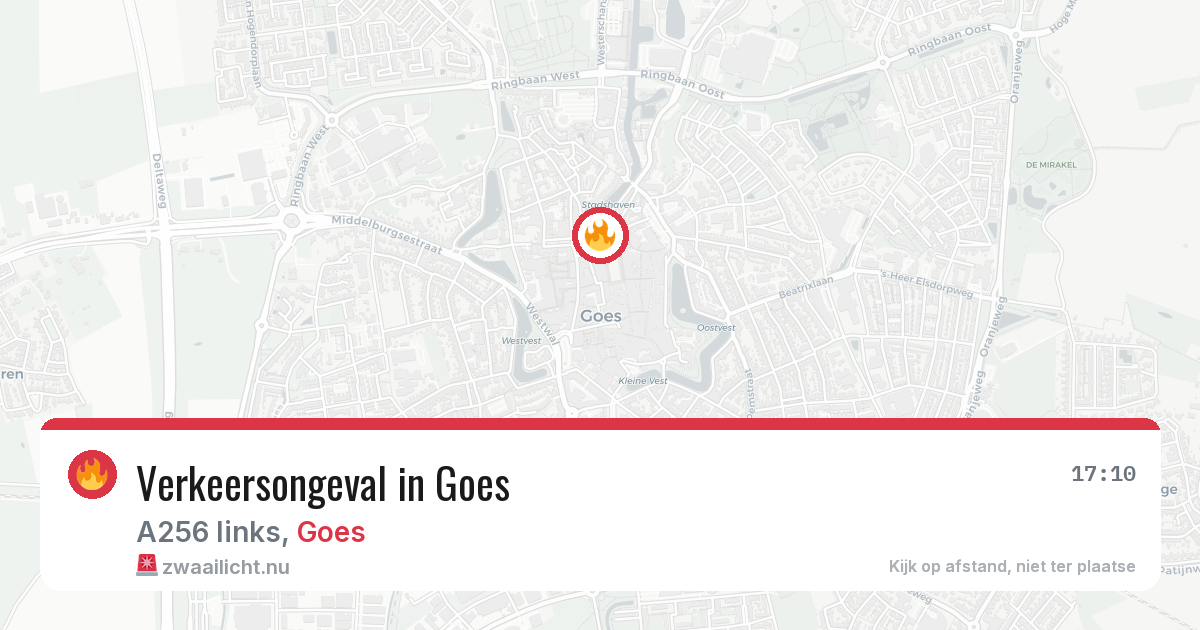 Verkeersongeval in Goes — 2 mrt 2026