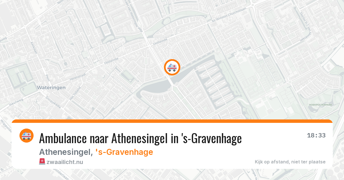 Ambulance naar Athenesingel in 's-Gravenhage — 10 jul 2026