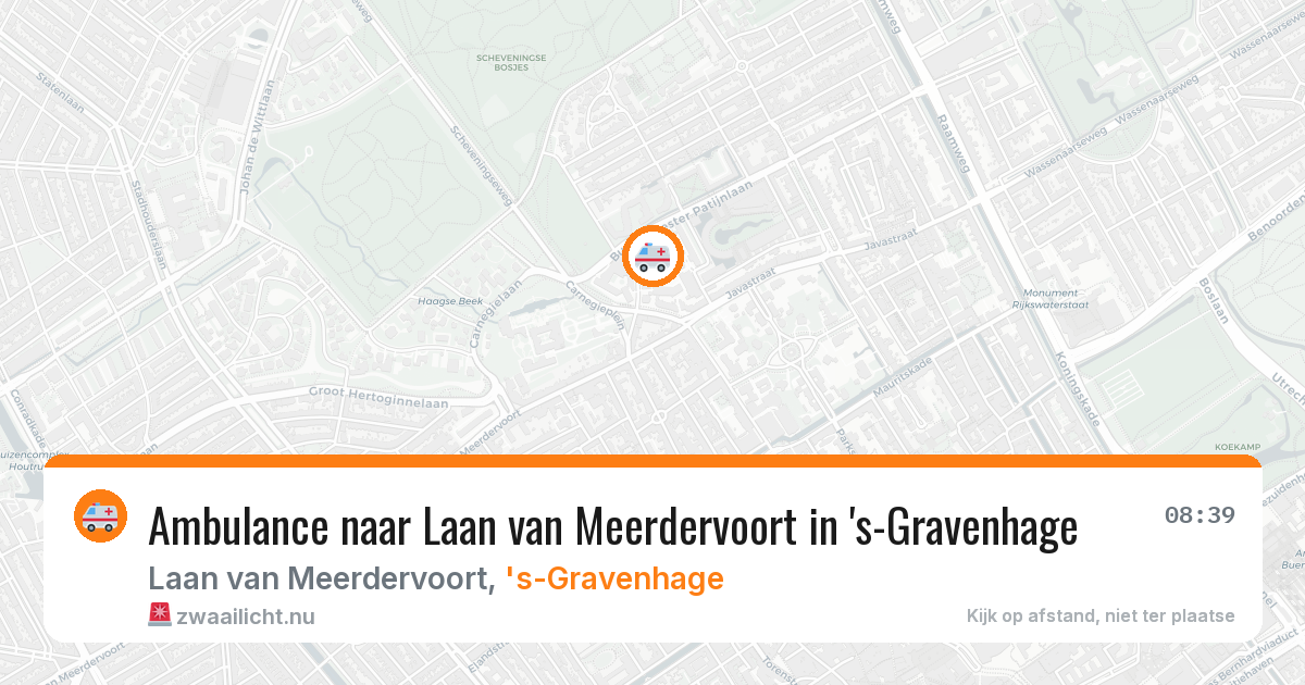 Ambulance naar Laan van Meerdervoort in 's-Gravenhage — 2 feb 2026