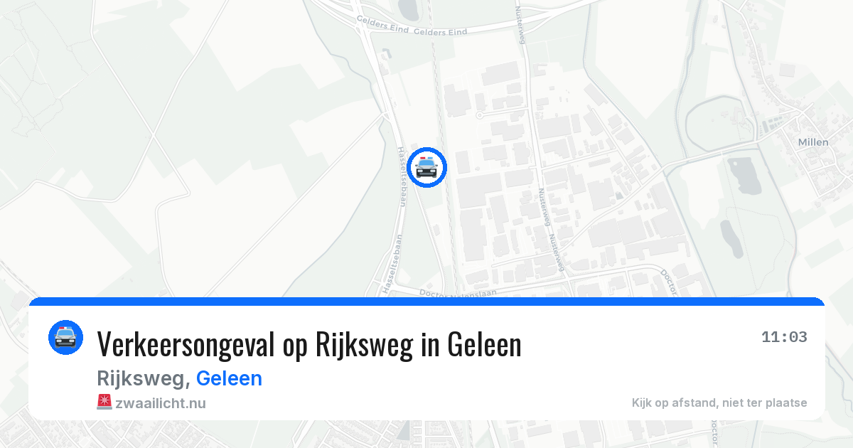 Verkeersongeval op Rijksweg in Geleen — 24 jan 2026