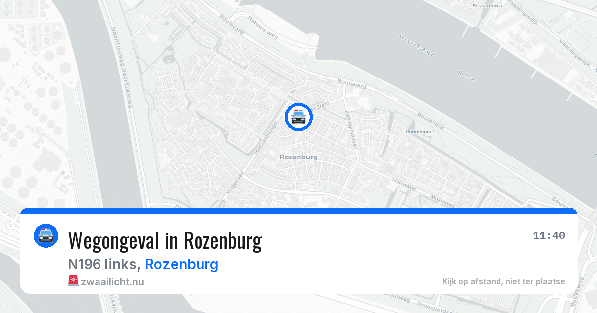 Wegongeval in Rozenburg — 17 jul 2026