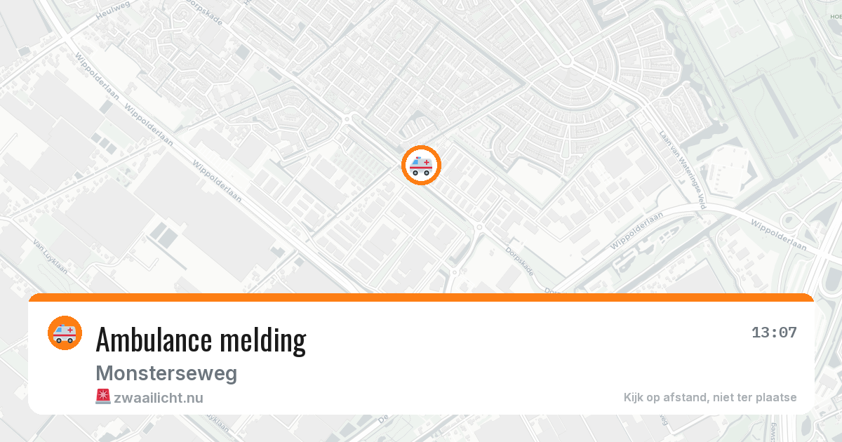Ambulance melding — 9 feb 2026