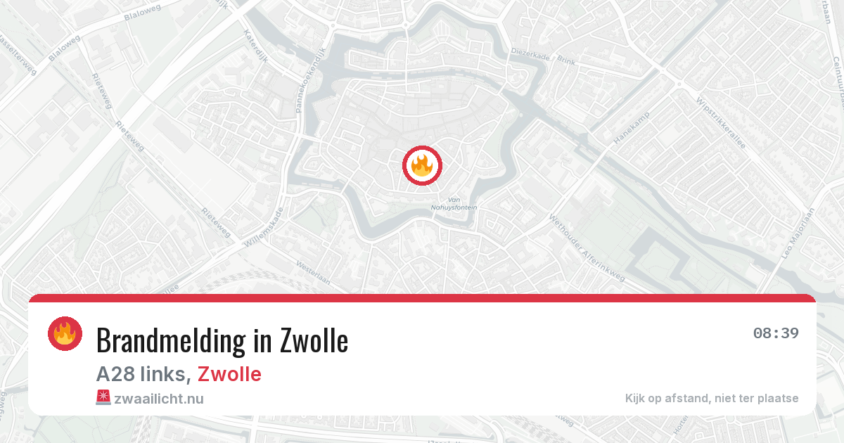 Brandmelding in Zwolle — 12 jul 2026