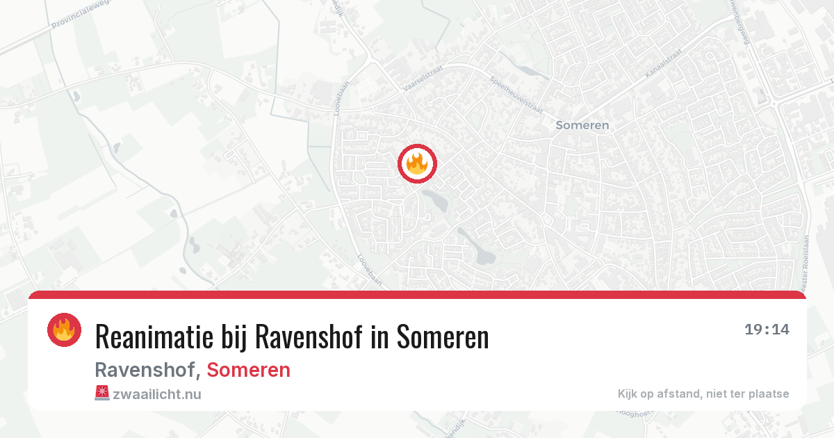 Reanimatie bij Ravenshof in Someren — 1 apr 2026
