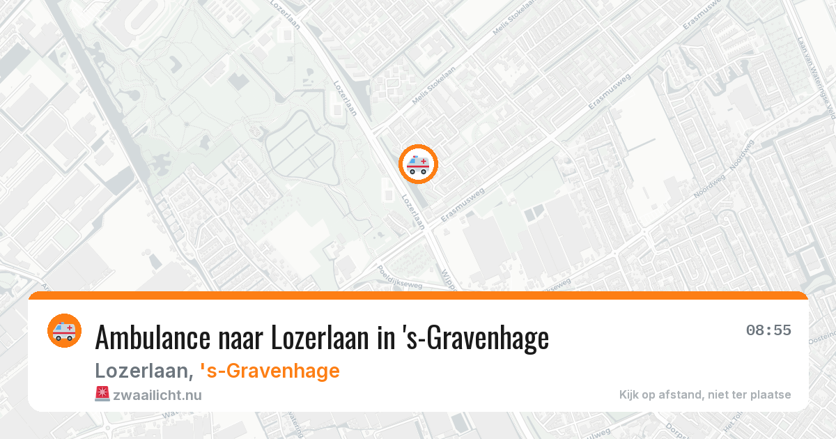 Ambulance naar Lozerlaan in 's-Gravenhage — 11 jul 2026