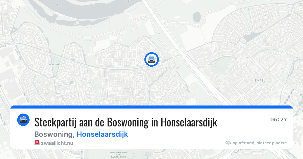 Steekpartij aan de Boswoning in Honselaarsdijk — 14 jul 2026