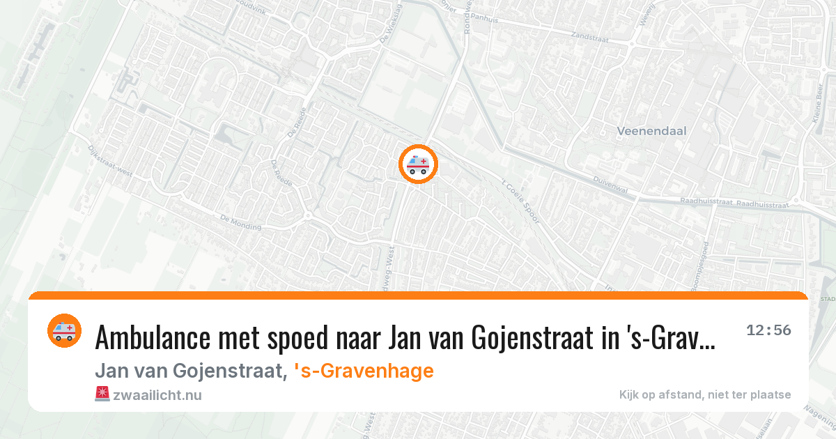 Ambulance met spoed naar Jan van Gojenstraat in 's-Gravenhage — 21 jan 2026