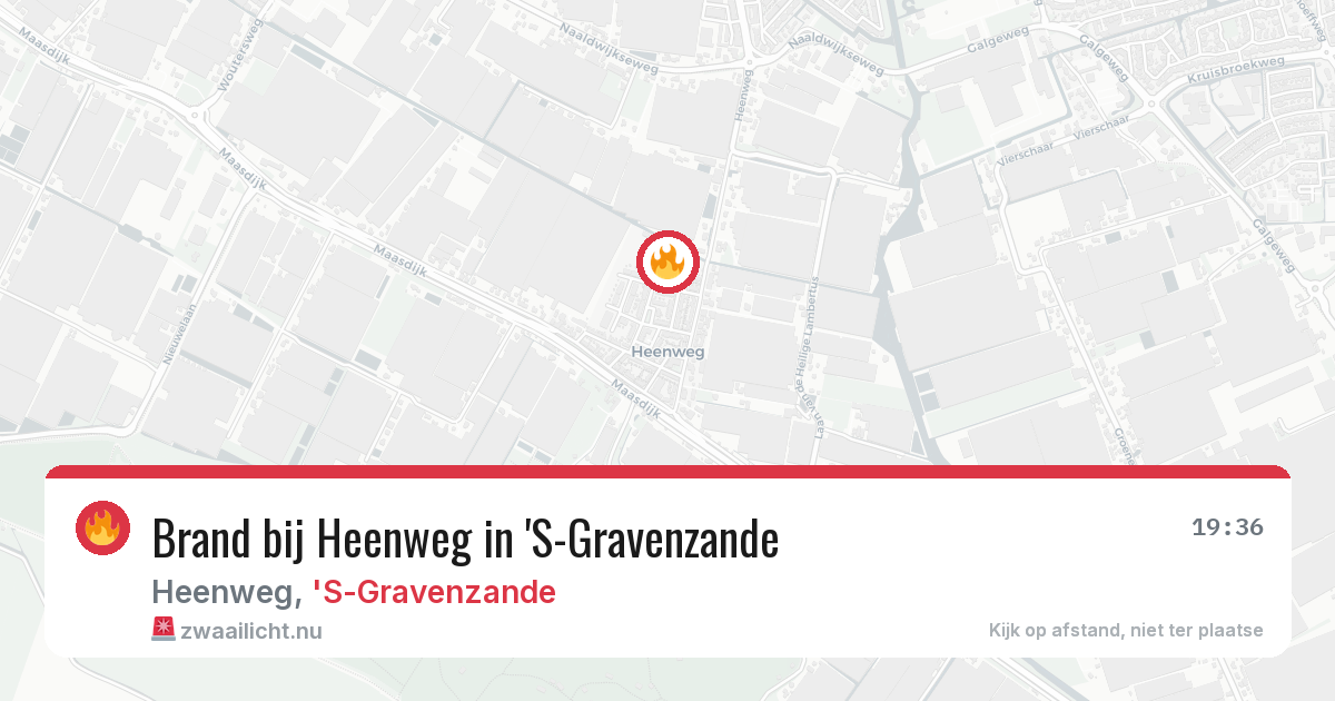 Brand bij Heenweg in 'S-Gravenzande — 2 mrt 2026