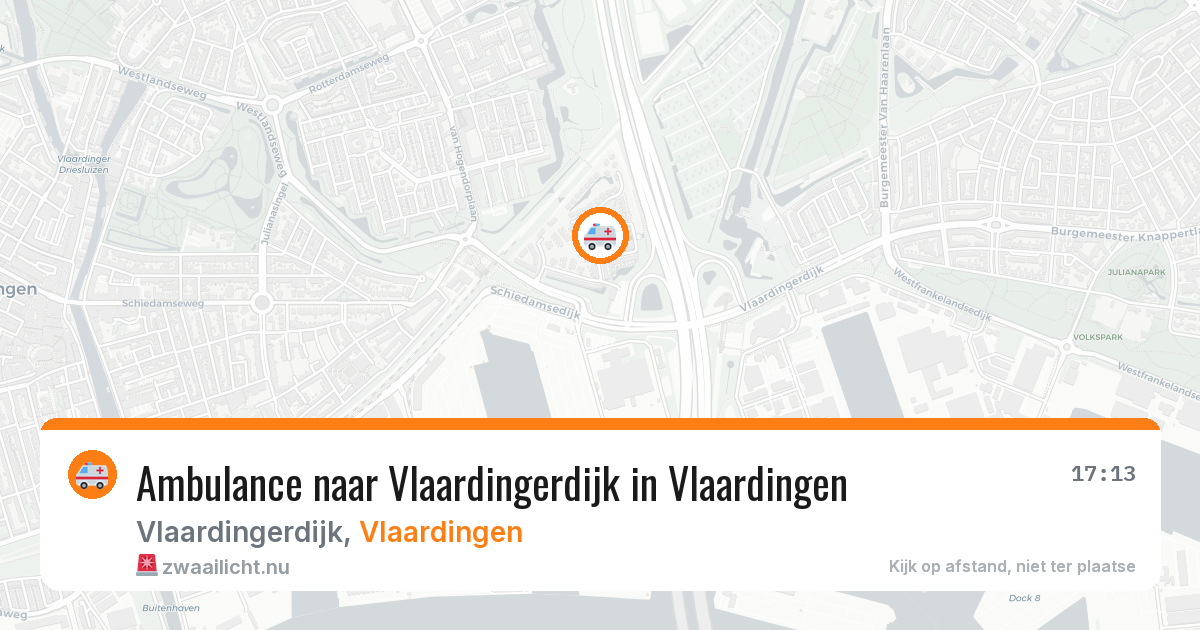 Ambulance naar Vlaardingerdijk in Vlaardingen — 4 jun 2026