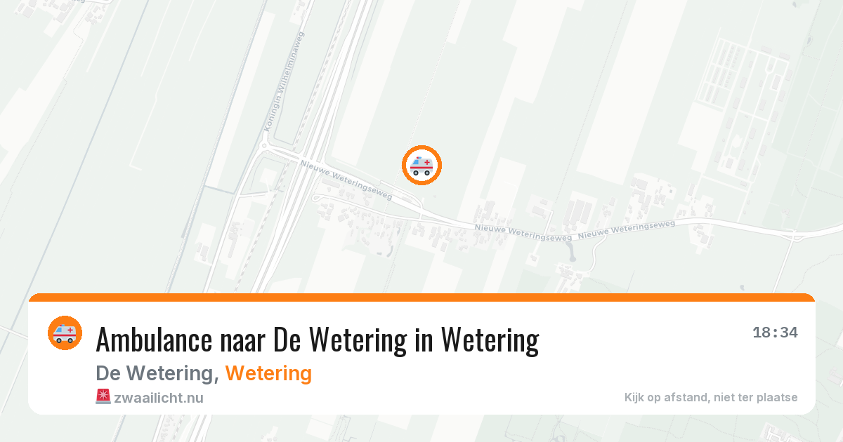 Ambulance naar De Wetering in Wetering — 17 feb 2026