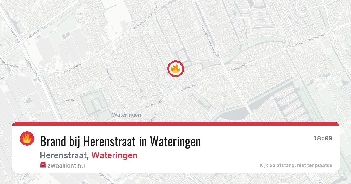 Brand bij Herenstraat in Wateringen — 6 jun 2026