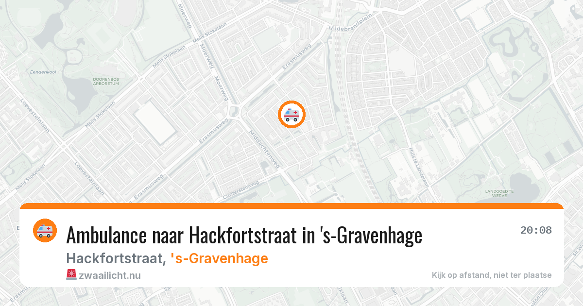 Ambulance naar Hackfortstraat in 's-Gravenhage — 3 jun 2026