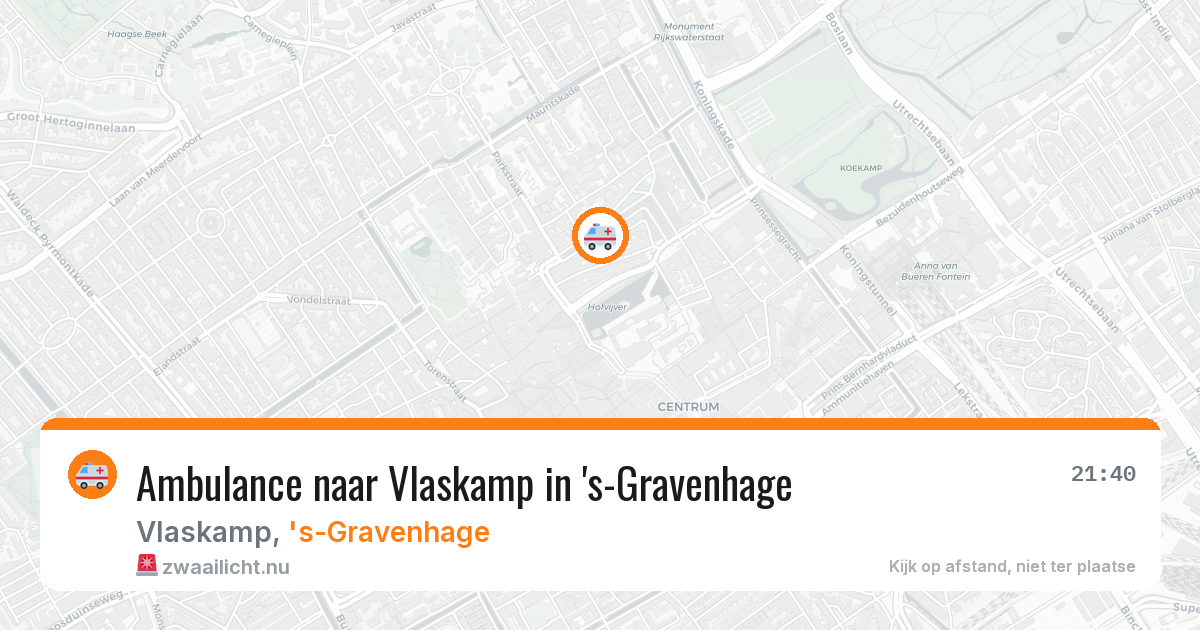 Ambulance naar Vlaskamp in 's-Gravenhage — 5 feb 2026