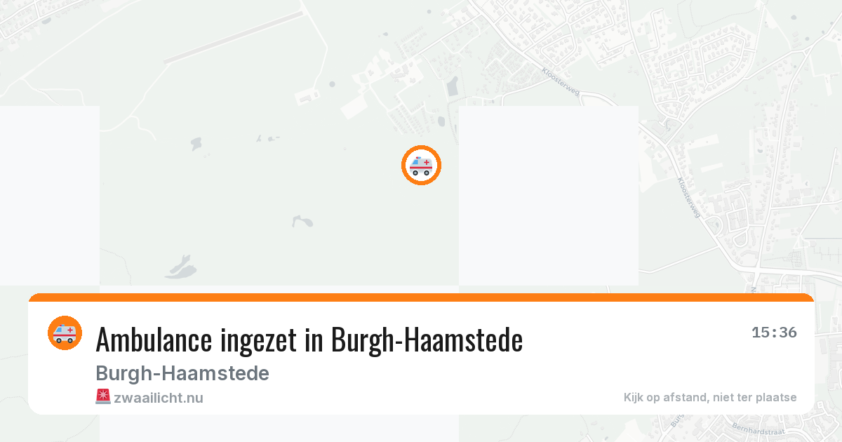 Ambulance ingezet in Burgh-Haamstede — 10 jul 2026