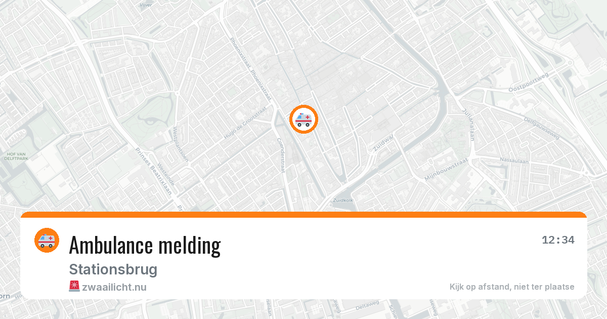 Ambulance melding — 14 mei 2026