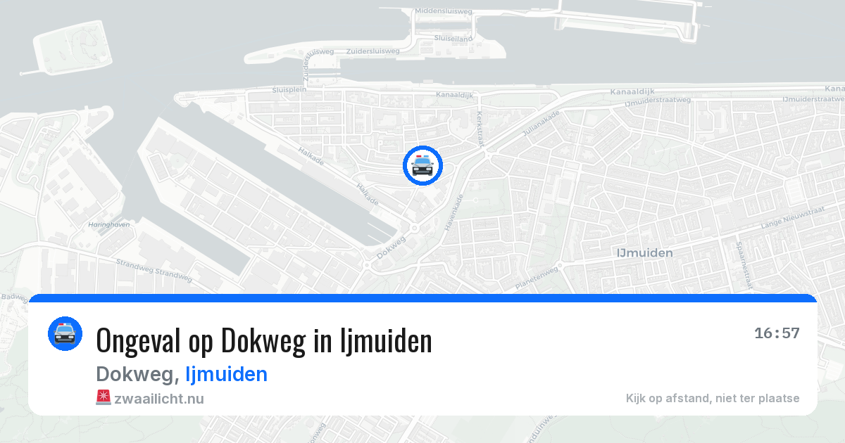 Ongeval op Dokweg in Ijmuiden — 29 mei 2026