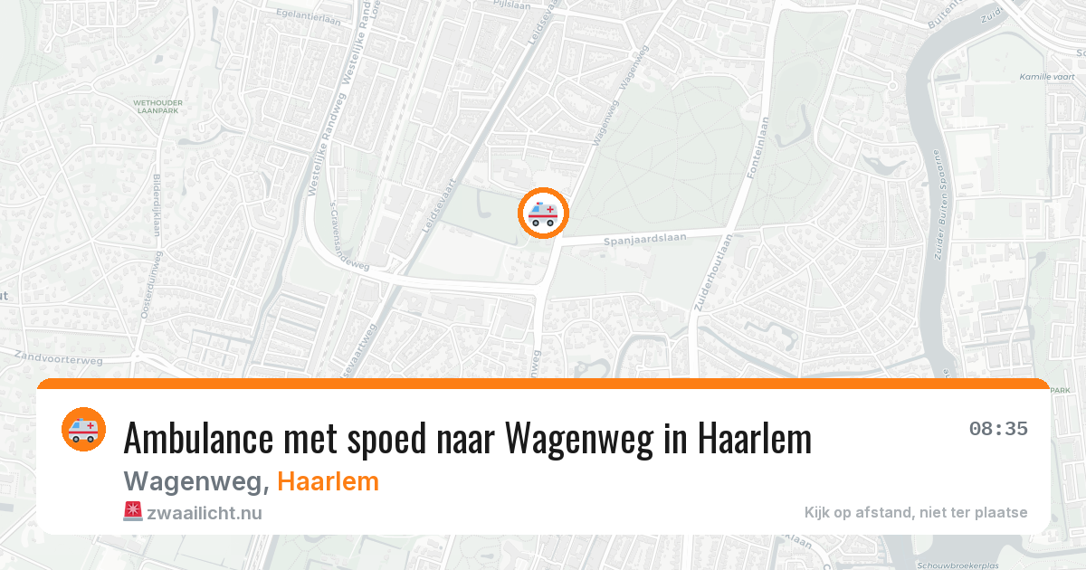 Ambulance met spoed naar Wagenweg in Haarlem — 26 mrt 2026
