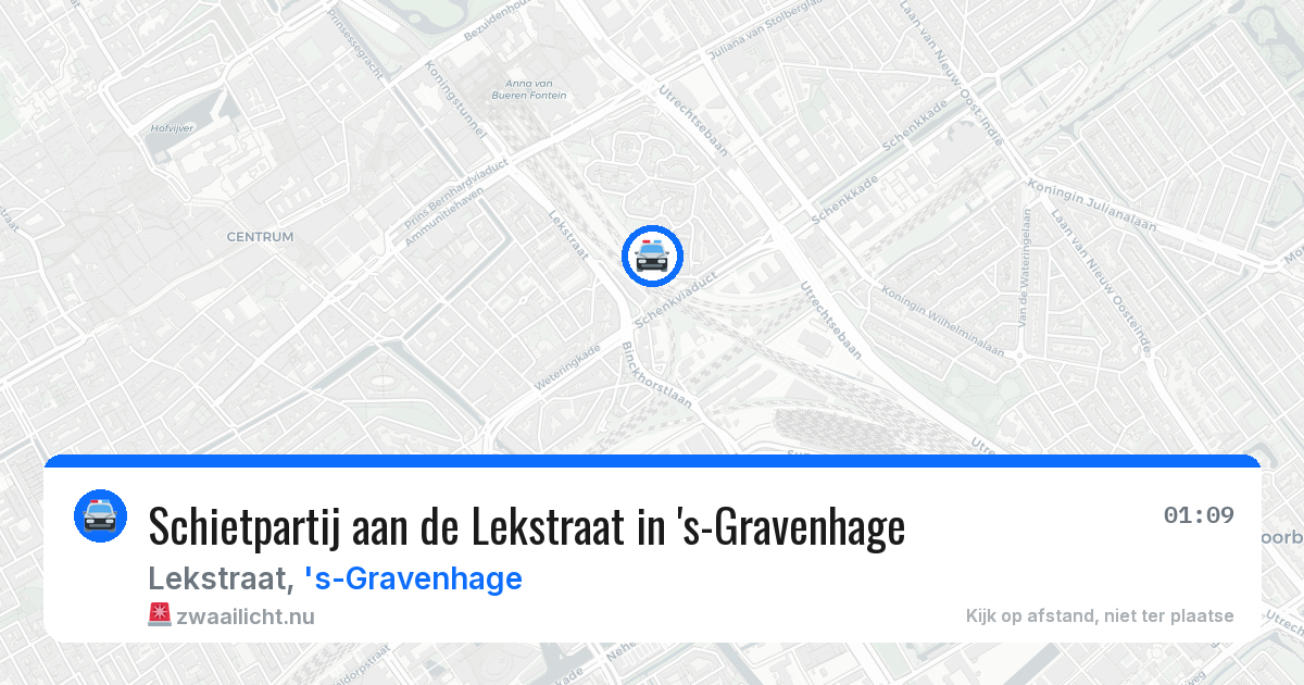 Schietpartij aan de Lekstraat in 's-Gravenhage — 2 apr 2026