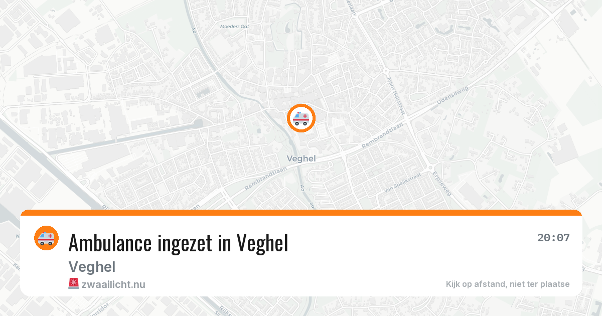 Ambulance ingezet in Veghel — 2 jul 2026