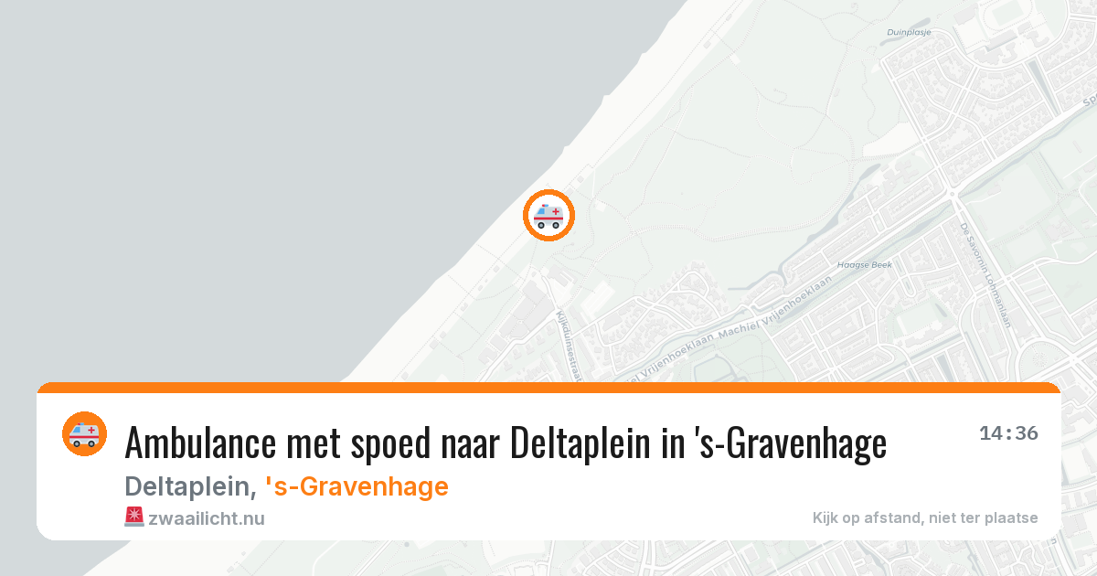 Ambulance met spoed naar Deltaplein in 's-Gravenhage — 10 jul 2026