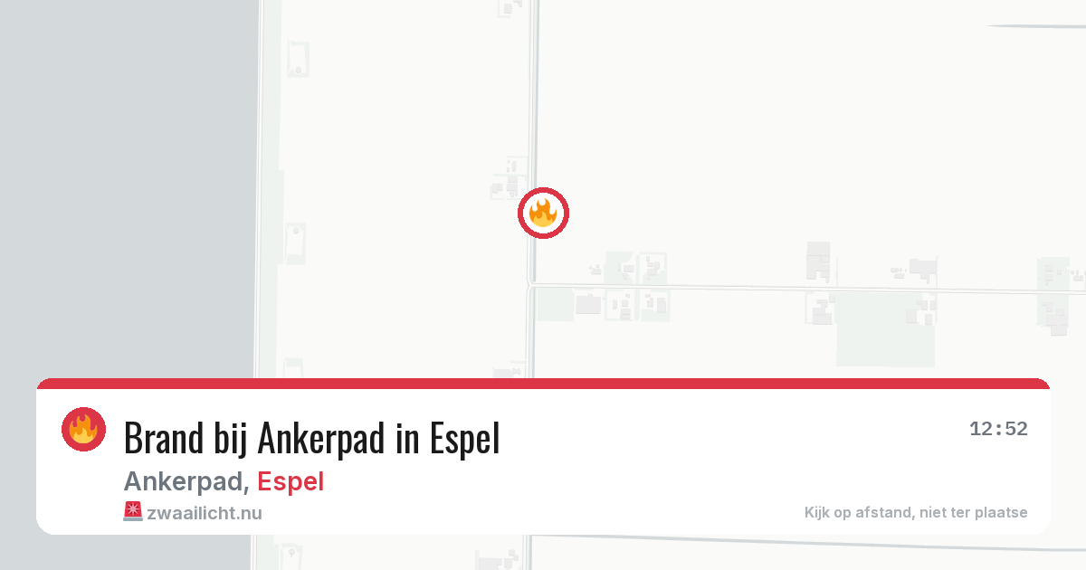 Brand bij Ankerpad in Espel — 28 apr 2026