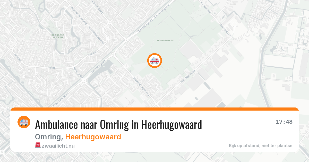 Ambulance naar Omring in Heerhugowaard — 7 jul 2026