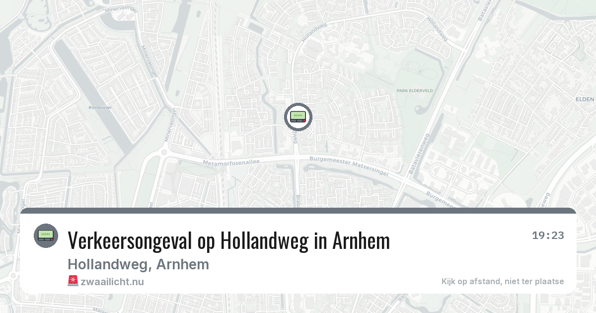Verkeersongeval op Hollandweg in Arnhem — 2 jun 2026
