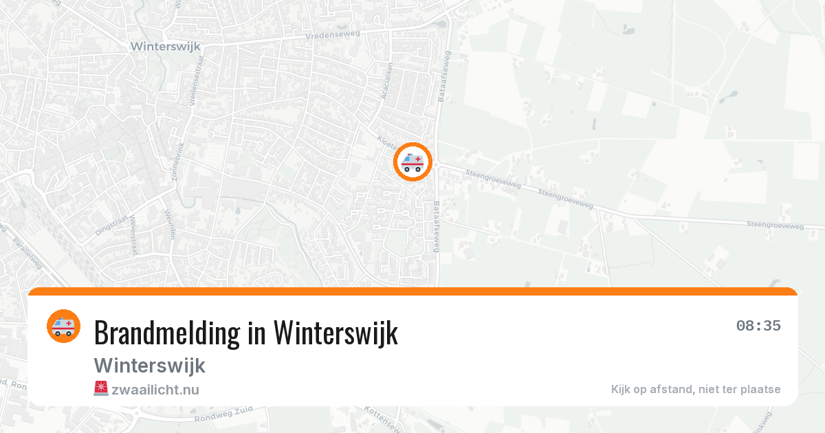 Brandmelding in Winterswijk — 17 jul 2026