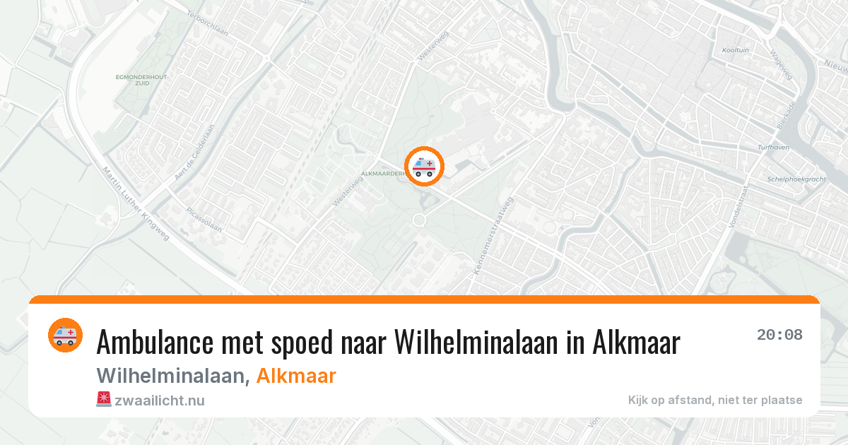 Ambulance met spoed naar Wilhelminalaan in Alkmaar — 19 jan 2026