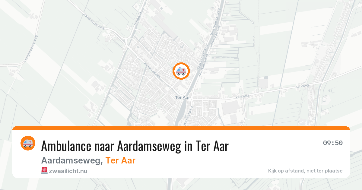 Ambulance naar Aardamseweg in Ter Aar — 24 mrt 2026