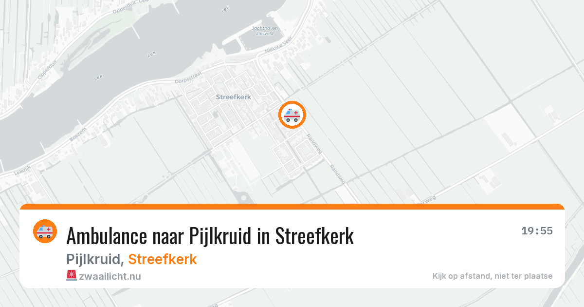 Ambulance naar Pijlkruid in Streefkerk — 31 mrt 2026