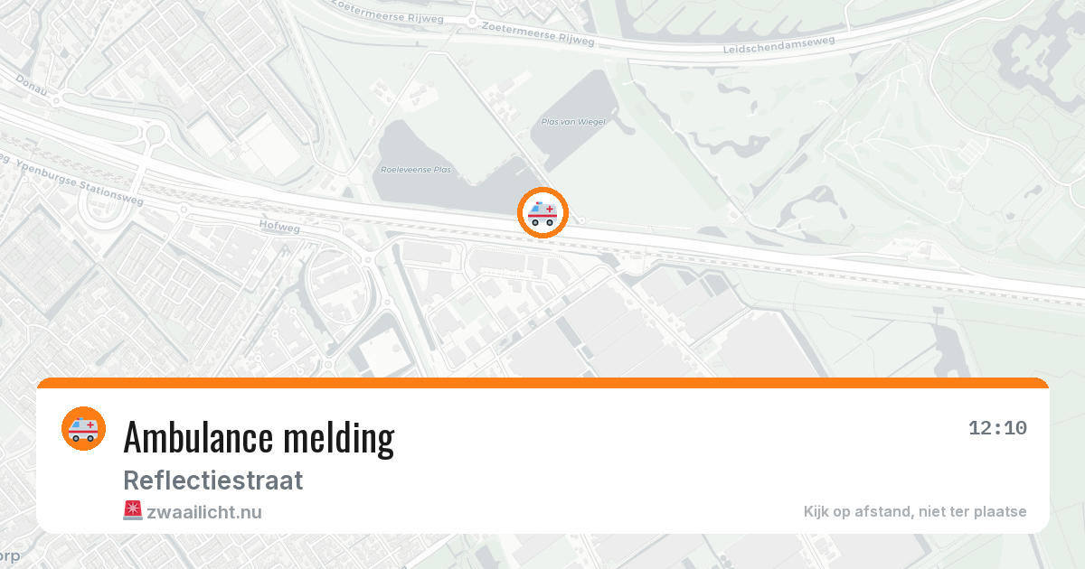 Ambulance melding — 18 mei 2026