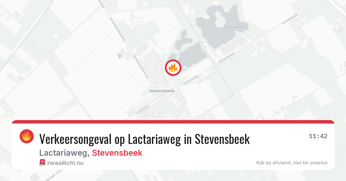 Verkeersongeval op Lactariaweg in Stevensbeek — 3 feb 2026