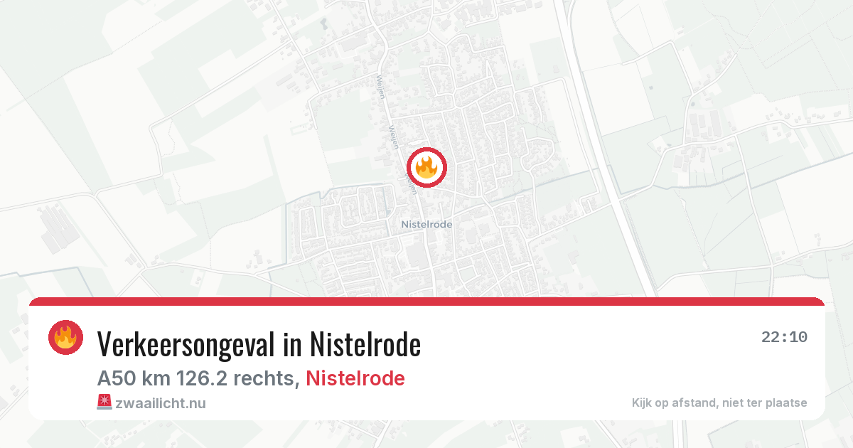 Verkeersongeval in Nistelrode — 5 apr 2026
