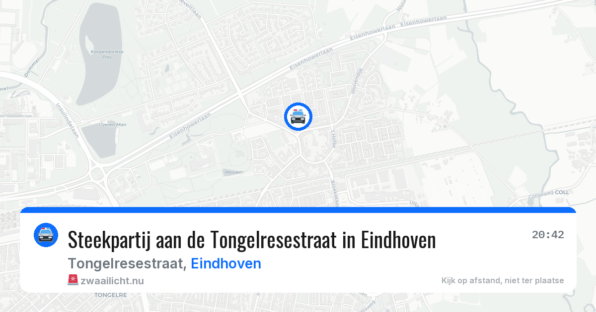 Steekpartij aan de Tongelresestraat in Eindhoven — 15 mei 2026