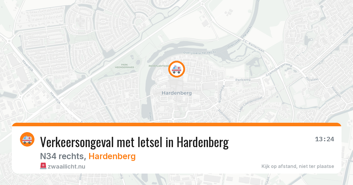 Verkeersongeval met letsel in Hardenberg — 11 mei 2026