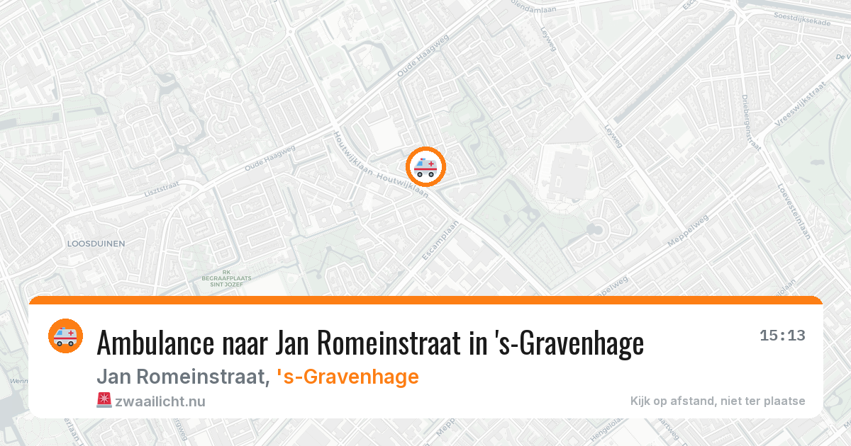 Ambulance naar Jan Romeinstraat in 's-Gravenhage — 19 mei 2026
