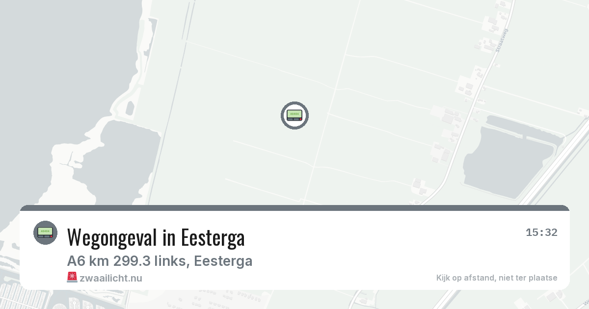 Wegongeval in Eesterga — 16 feb 2026